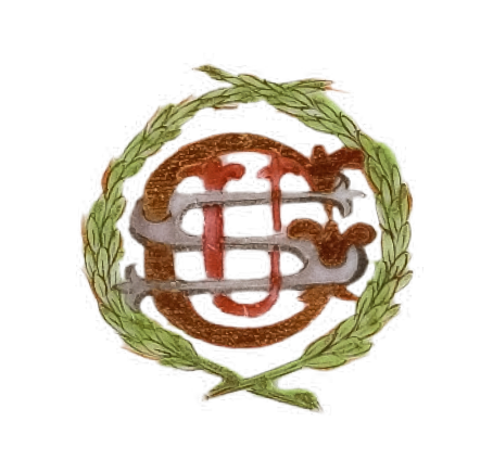 圖為清末廣彩“USG”花鳥人物紋小碟細節(jié)圖，盤心為字母“USG”，代表美國總統(tǒng)格蘭特。1868年，美國皮斯卡塔韋號（Piscataqua） 船長阿門（Captain Ammen）在廣州定制一套餐具送給格蘭特將軍夫婦。1869年，當(dāng)這套餐具抵達美國時，尤利塞斯·S·格蘭特已就任第18任美國總統(tǒng)。（來源：廣州十三行博物館）